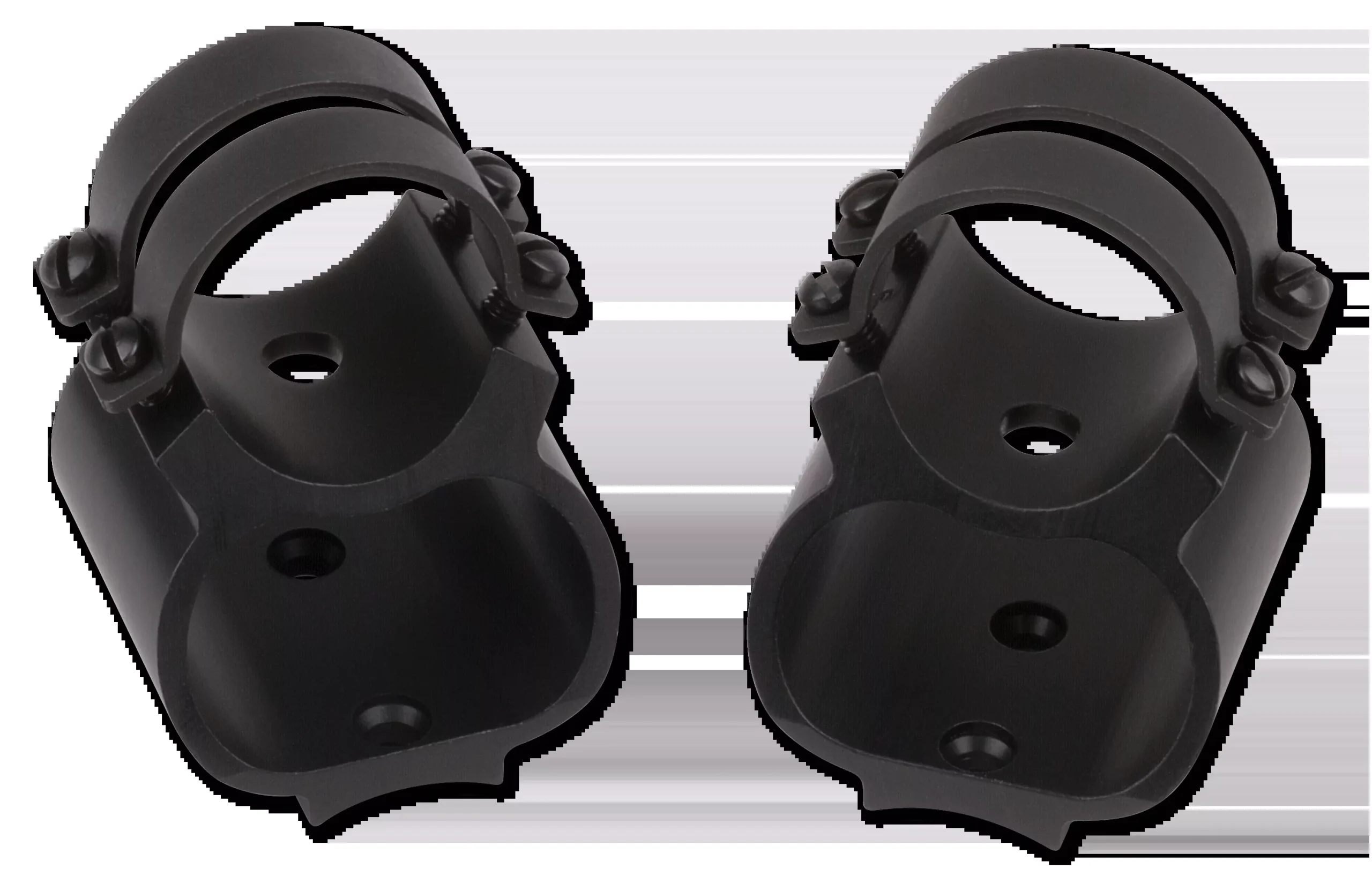 Weaver Mounts See-Thru Steel-Lock Ringmount for Ruger 10/22, 1-inch Tube, Matte Black, 49711