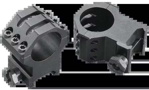 Weaver Mounts Six-Hole Skeleton Scope Rings, 1 inch Extra Extra High, Matte Black Aluminum – 48353