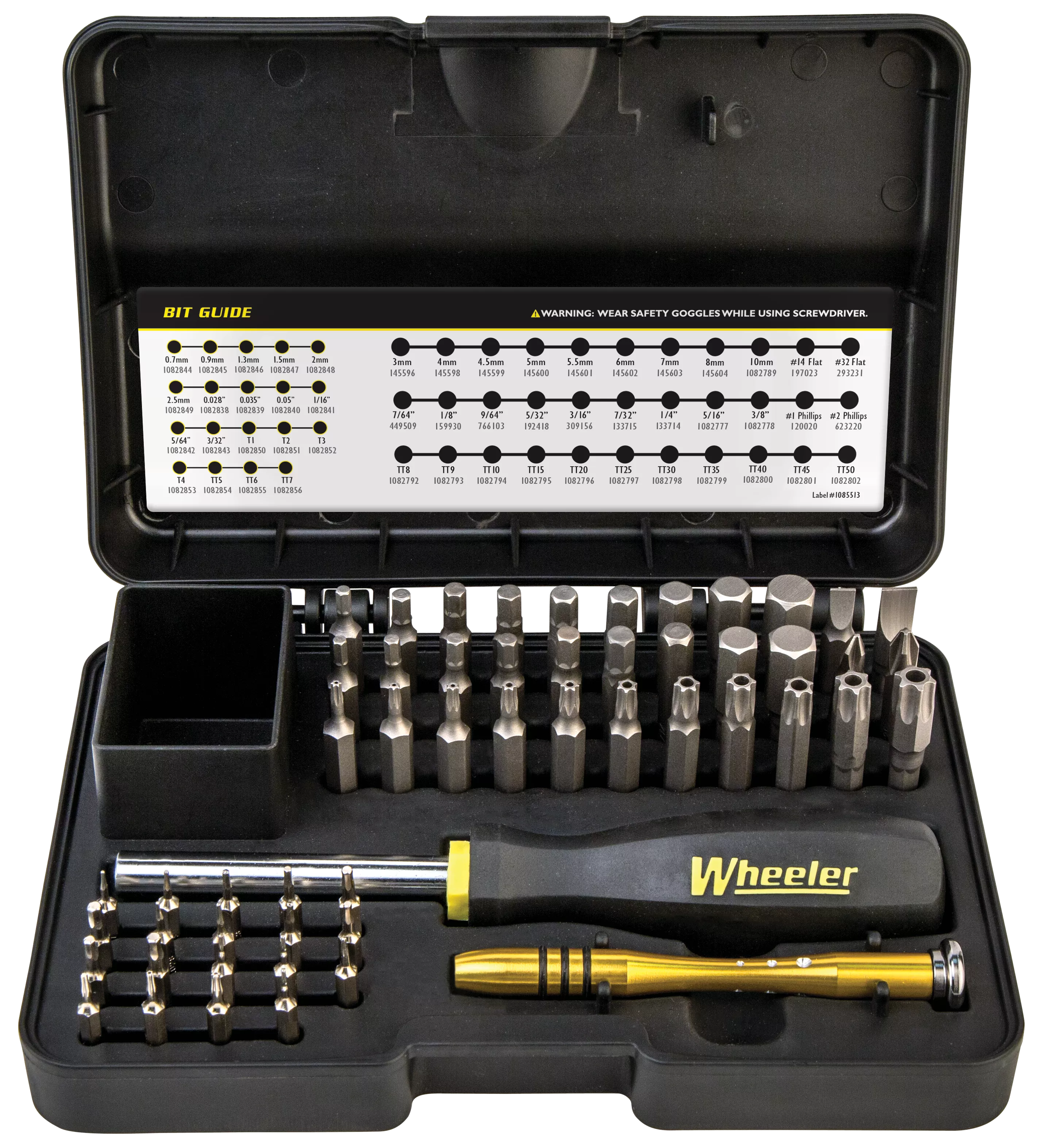 Wheeler 4001007 Hex-Torx Screwdriver Set 65 Pieces