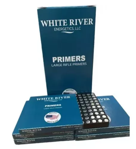 White River Energetics Large Rifle Primers Box of 1000