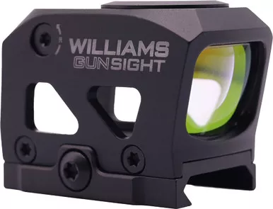 Williams Gun Sight's Low Reflex Sight - 3 MOA Red Dot and 32 MOA Segmented Circle Reticle, Black