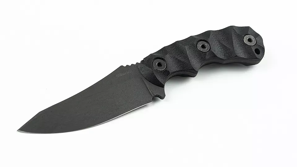 Wilmont Knives | Mini Persian Fighter | 3.125" Tanto Fixed Blade Knife | with Custom Sheath and Clip