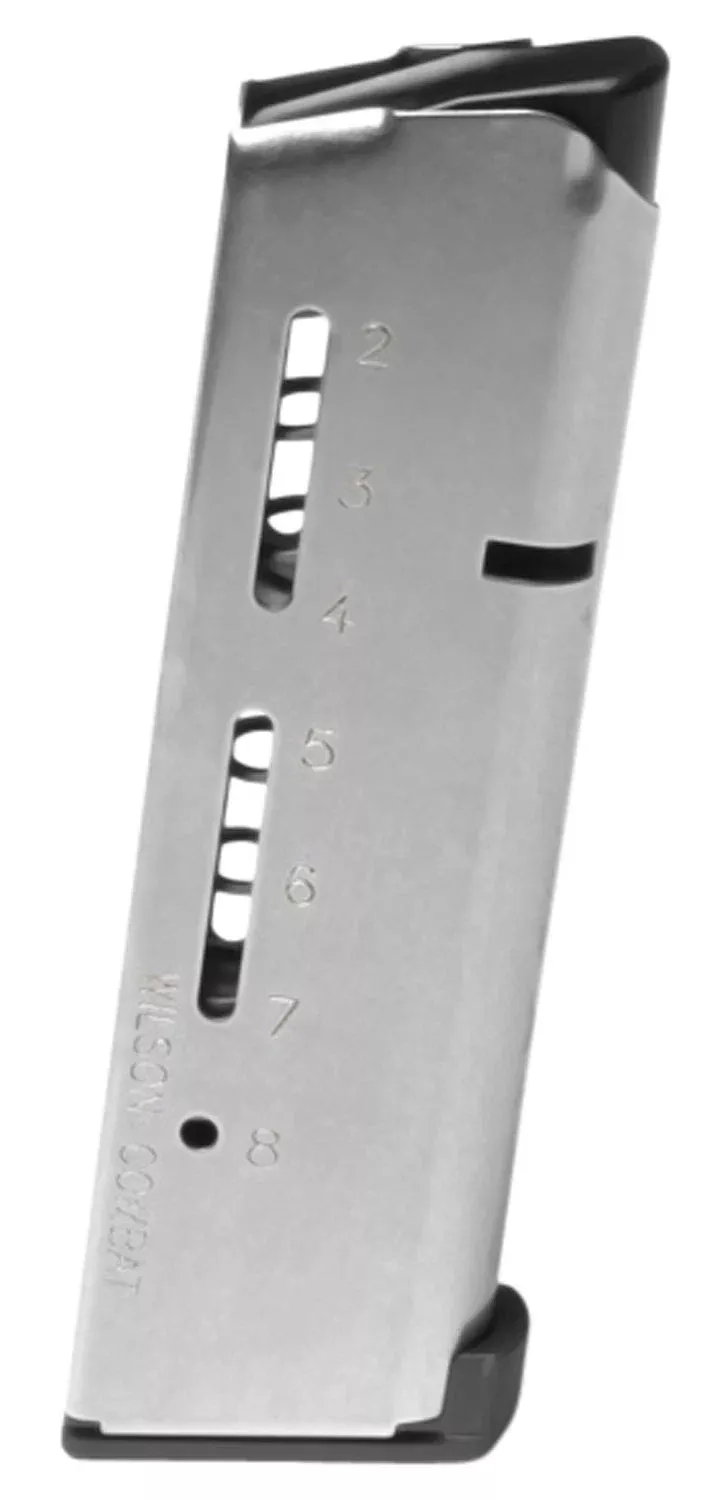 Wilson Combat 500CHD ETM8rd Detachable w/ Lo-Profile Steel Floor Plate 45 ACP+P Fits Wilson Combat 1911 Elite Tactical Stainless Steel