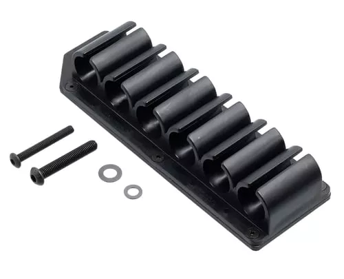 Wilson Combat SGSSU6 SideSaddleRem 870/1100/1187 6rd Black Polymer w/Aluminum Mounting Plate