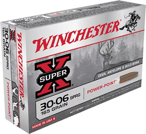 Winchester 30-06 Springfield 165 Gr Soft Point Ammo - 20 Rounds for Hunting