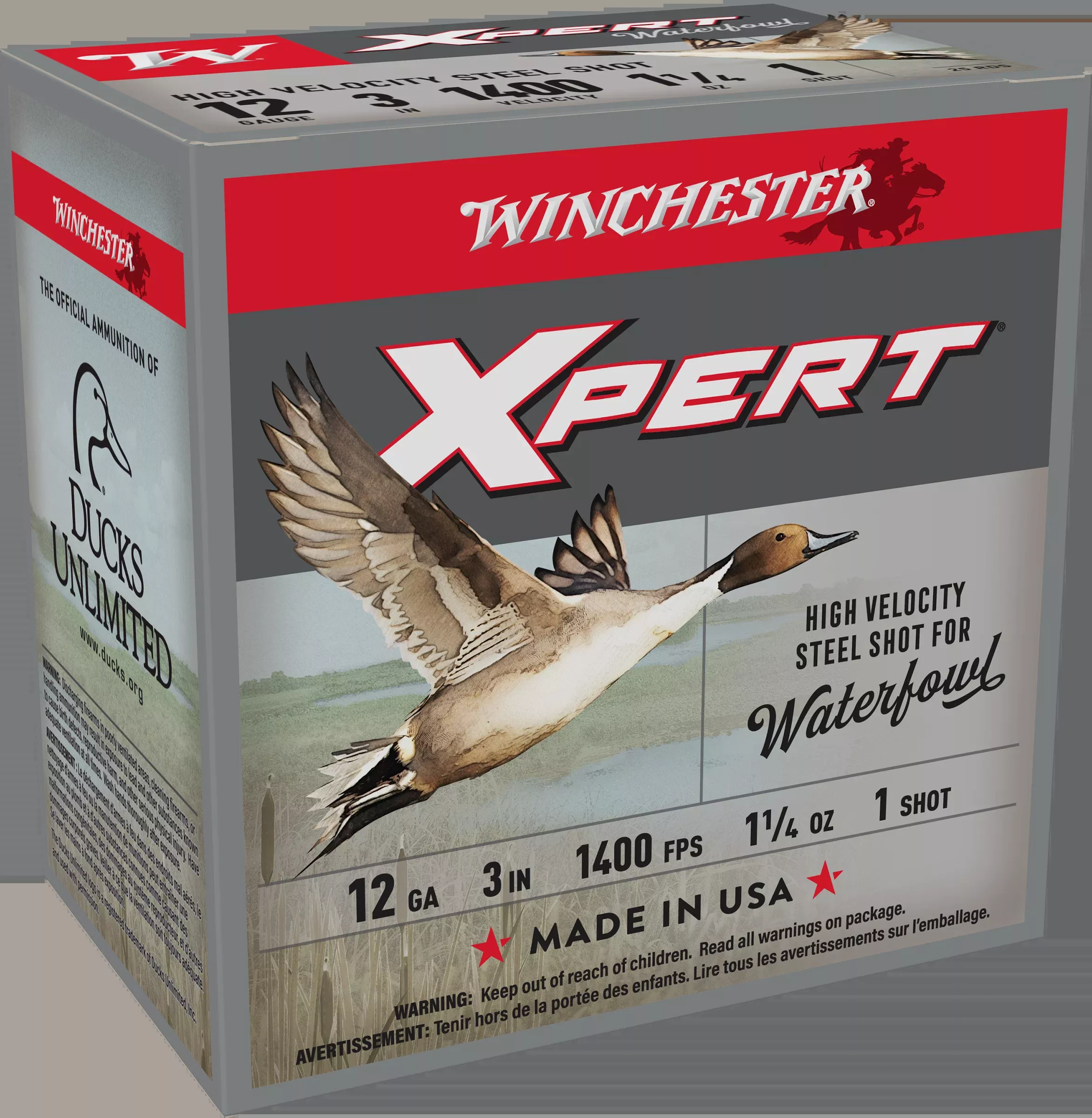 Winchester Ammo Super X Xpert High Velocity 12 Gauge 3" 1-1/4 oz #1 Shot 25 Rd - Box or Case