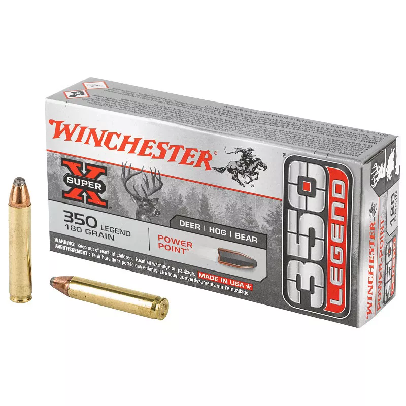 Winchester Ammunition Super-X 350 Legend 180 Grain Power Point 20 Round Box
