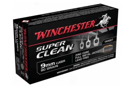 Winchester SUP CLN 9MM 90 FMJ 50