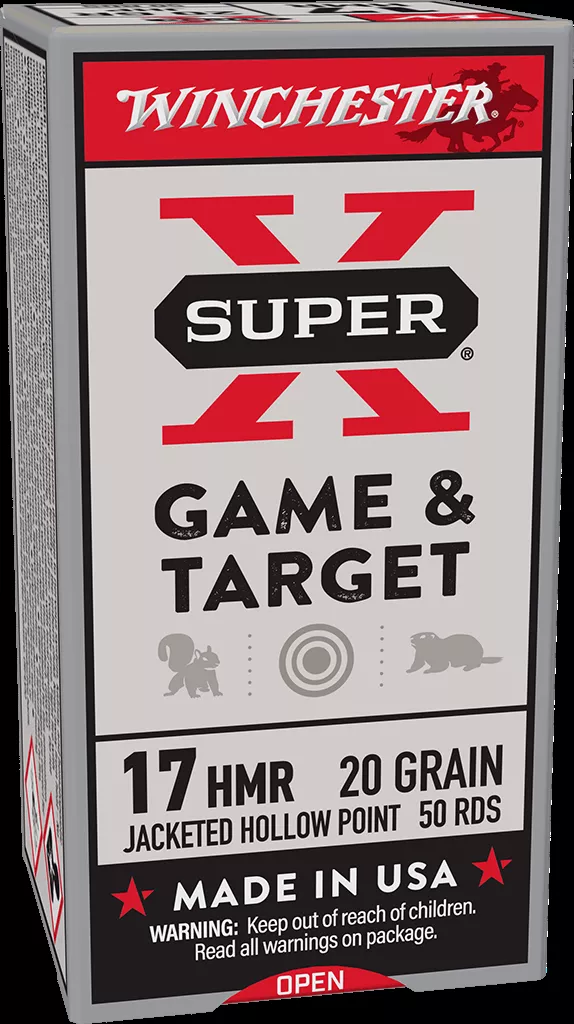 Winchester Super-X 17 HMR Ammunition 20 Grain XTP Jacketed Hollow Point - X17HMR1