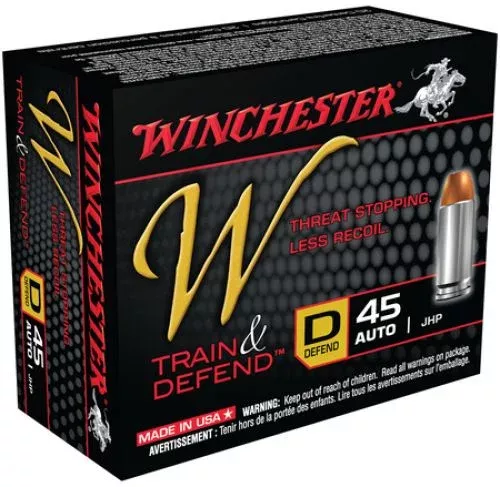 Winchester WTD DEFEND .45 ACP 230GR HP 20/10 – Ammo