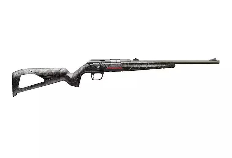 Winchester Xpert Forged SR Bolt Action Rifle 21 Sharp 16.5″ Gray Threaded Barrel Gray Frame Carbon Field Stock