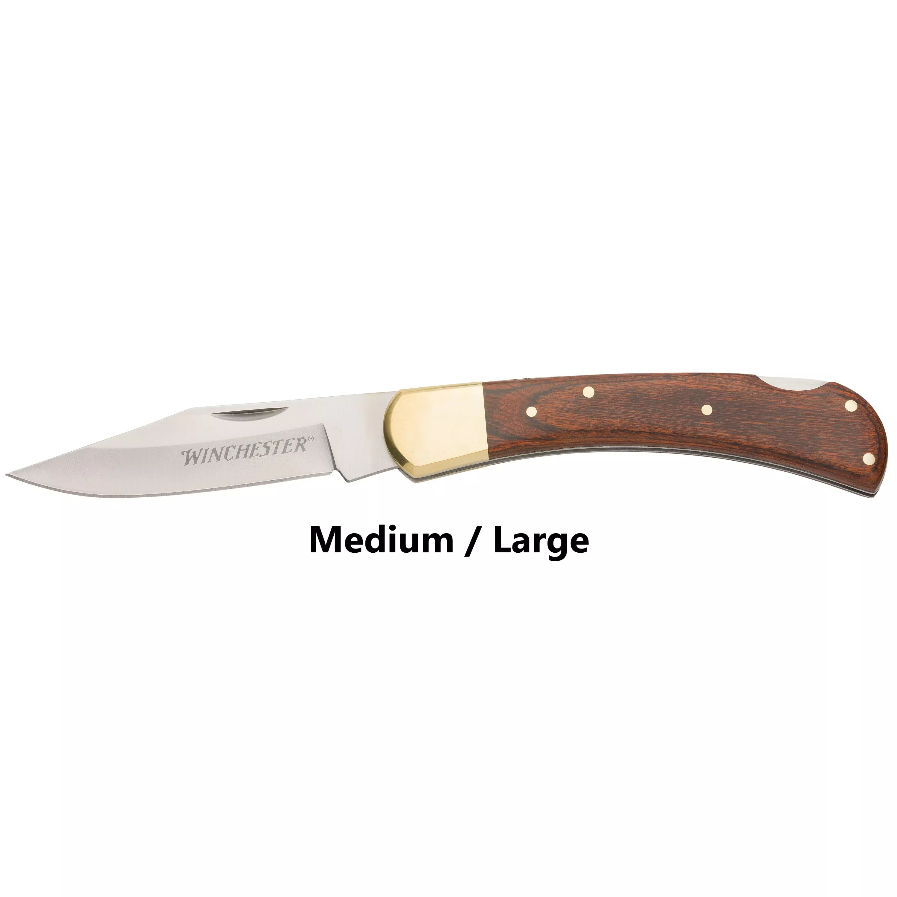 Wood Lockback Knife