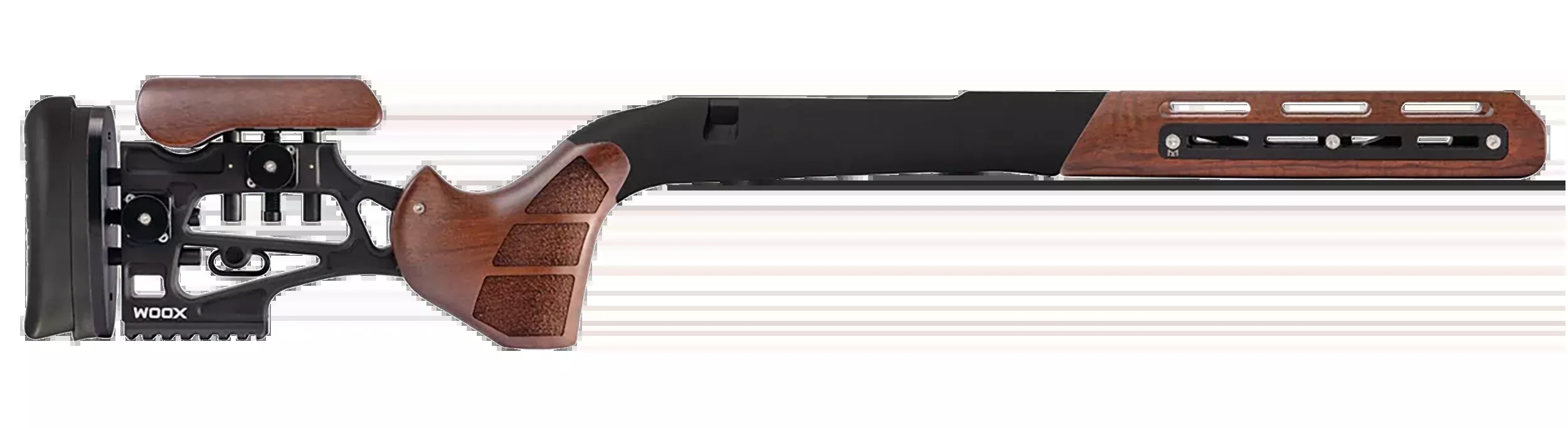 WOOX Furiosa Hybrid Rifle Chassis Stock, Walnut & Aluminum for Remington 700 SA SH.CHS011.05