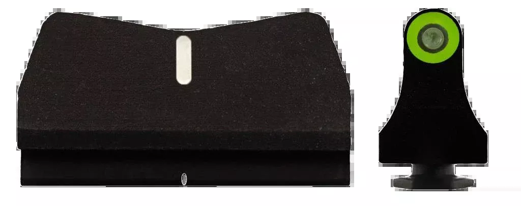 XS SIGHTS DXT2 Standard Dot Suppressor-Height Night Sights for Glock 17/19, Tritium Green Front, GL0015P4G