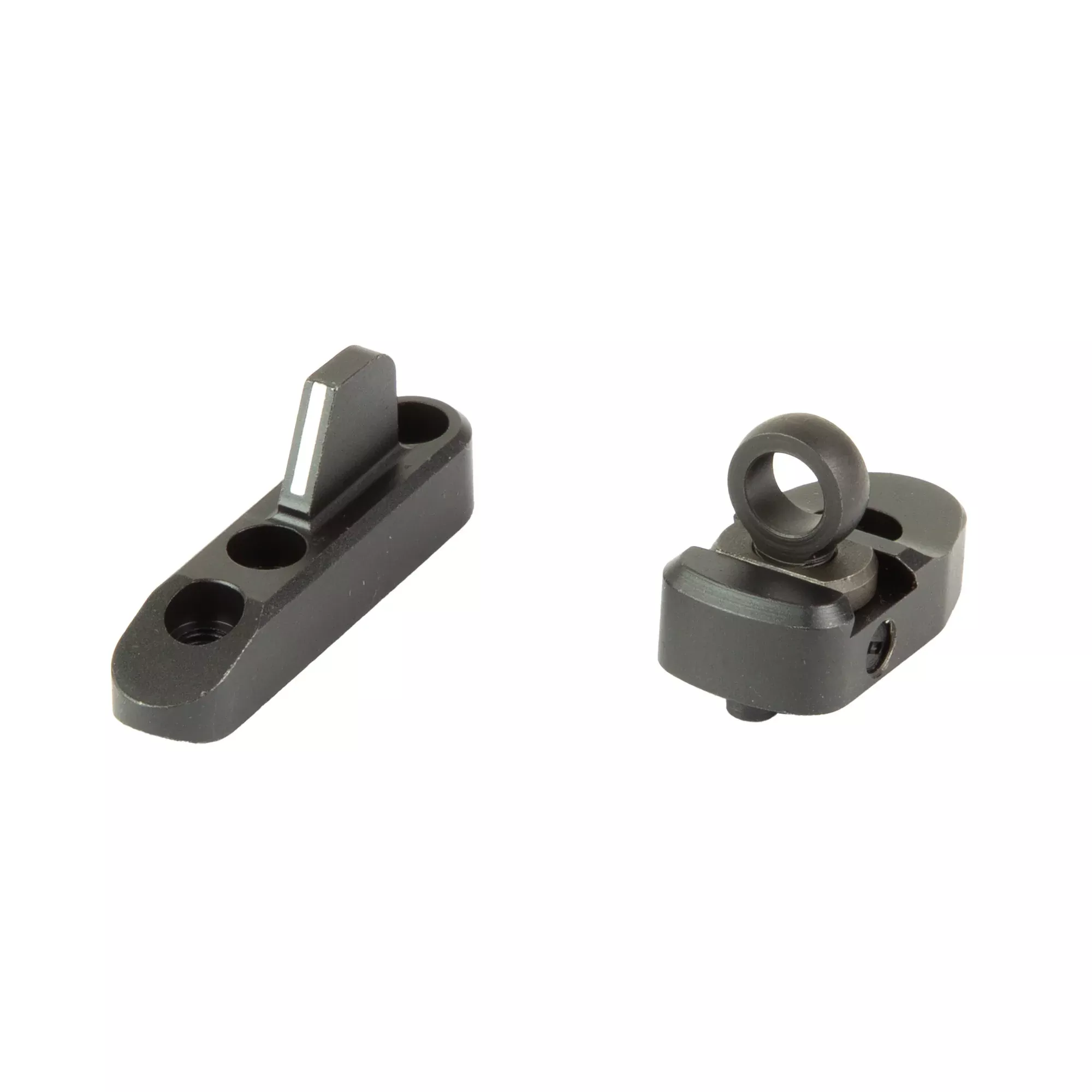 XS Sights Lever Rail & Ghost Ring Sight Set for Marlin/Ruger 1894, White Stripe Front, ML-1009-5
