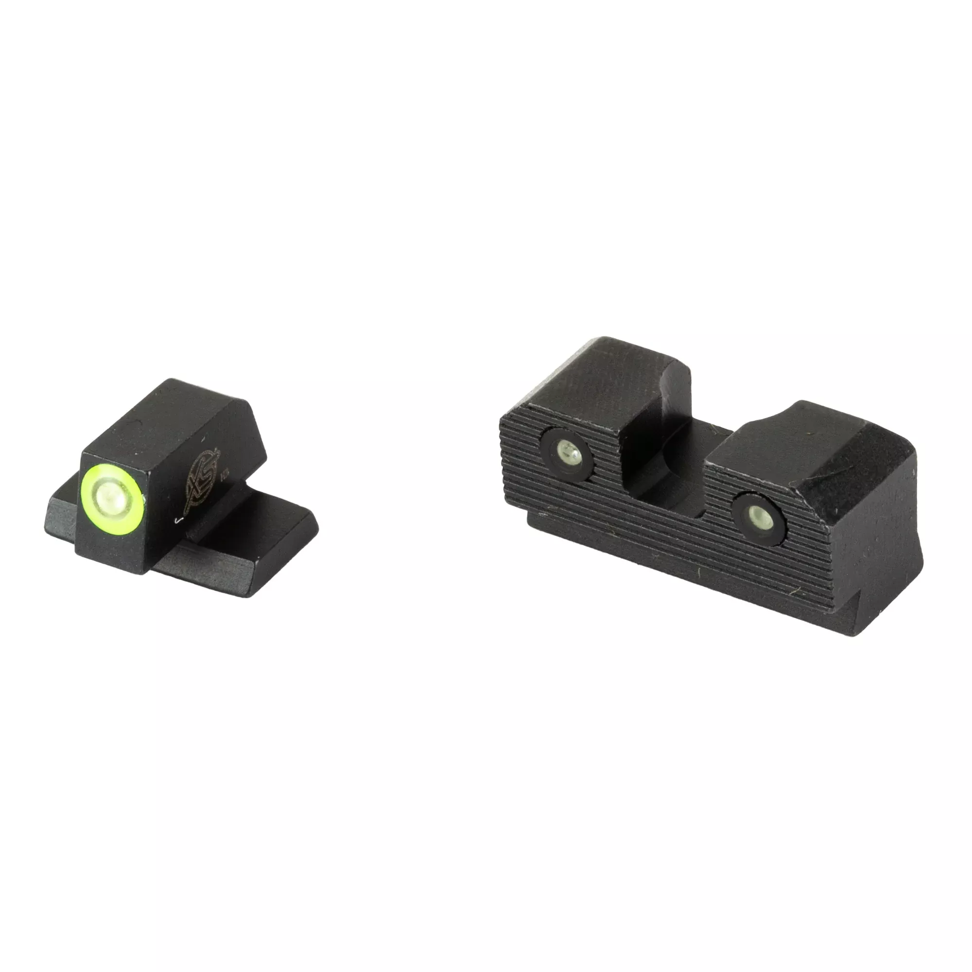 XS Sights R3D 2.0 Tritium Night Sights for Canik TP9SF, Green, Black Nitride CK-R201P-6G