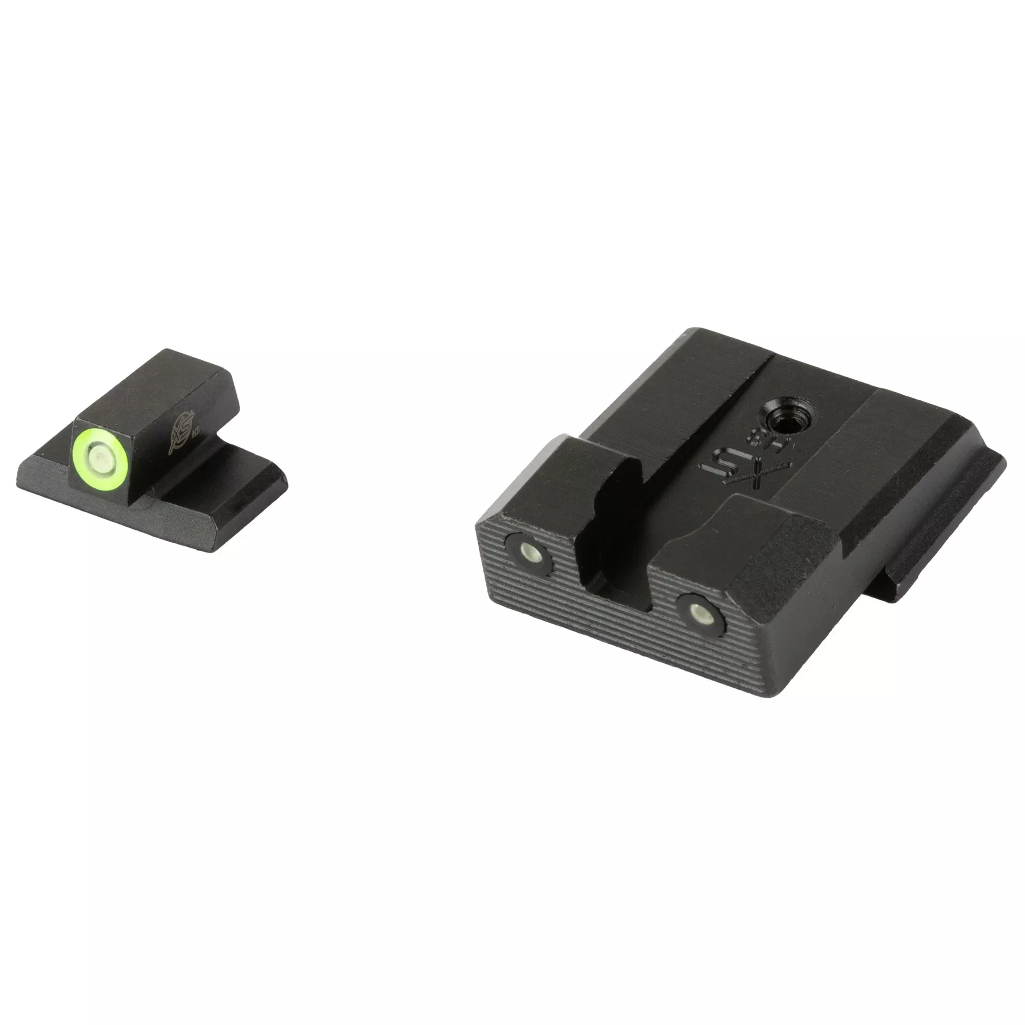 XS Sights R3D 2.0 Tritium Night Sights for HK P30/VP9/45/45C, Standard Height, Green - HK-R203P-6G