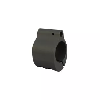 Yankee Hill Machine Co Low Profile Clamp-On Gas Block - Pinch Screw, .750", Black