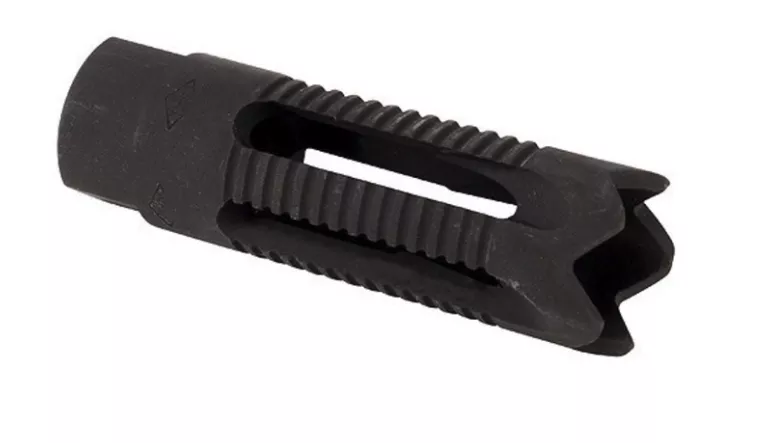 YHM-28-AK2 AK47 Phantom AK Flash Hider Toothed Aggressive Front