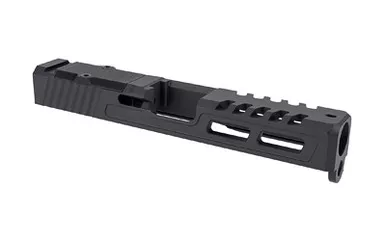 Zaffiri Precision ZPS.2 Glock 23 Optic Ready Stripped Slide - RMR Footprint, For GLOCK 23 Gen 1-3, Armor Black Cerakote Finish