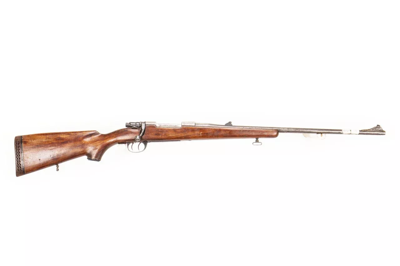 Zastava LK708x57JS Bolt Action Rifle Sporterized - Overall Surplus Fair Condition (1)
