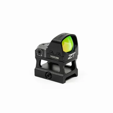 Zero Tech Optics Thrive HD Red Dot Optic - RMR Footprint, Multi Reticle, Includes High Mount, Black