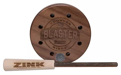 ZINK ZNKRBPC Ridge BlasterFriction Call Turkey Sounds Natural Aluminum/Wood